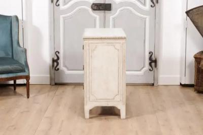 19th Century Scandinavian Three Drawer Chest with Carved Motifs