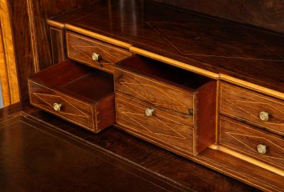 19th Century Secr taire Abattant