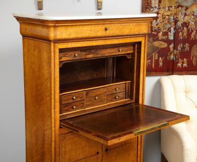 19th Century Secr taire Abattant