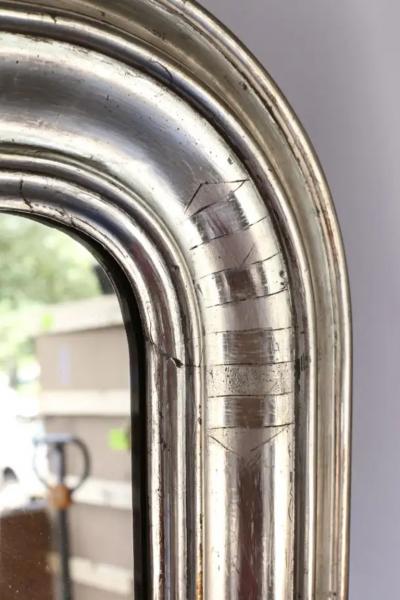 19th Century Silver Gilt Louis Philippe Mirror