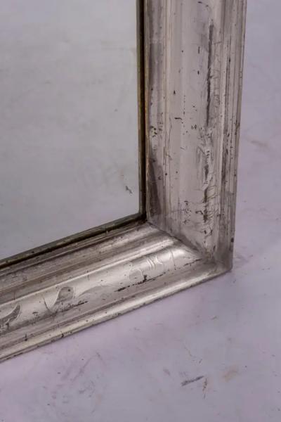 19th Century Silver Louis Philippe Mirror
