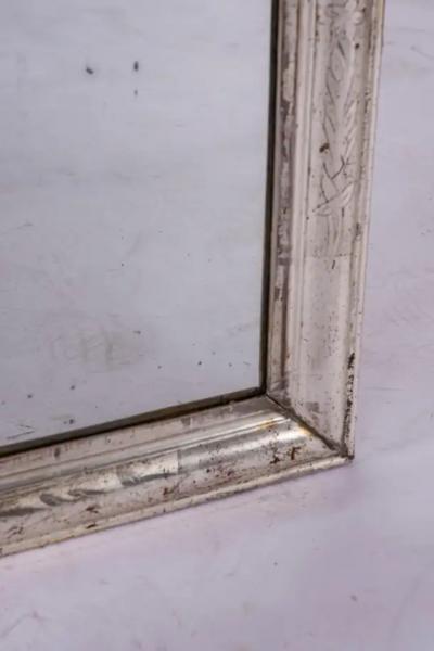 19th Century Silver Louis Philippe Mirror