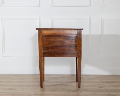 19th Century Small Louis XVI Style Walnut Chest with Two Drawers