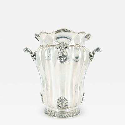 19th Century Sterling Silver Barware Wine Cooler Ice Bucket