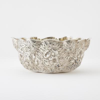 19th Century Sterling Silver Tableware Fruit Bowl Centerpiece by Whiting Co 