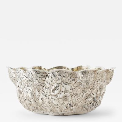 19th Century Sterling Silver Tableware Fruit Bowl Centerpiece by Whiting Co 