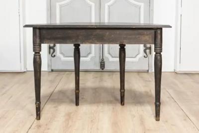 19th Century Swedish Demi Lune Console Table Circa 1860
