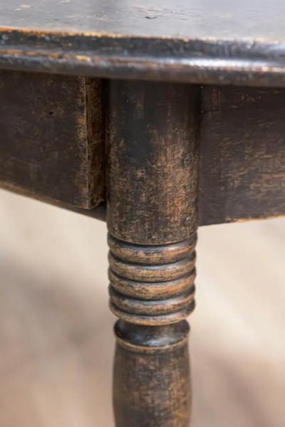 19th Century Swedish Demi Lune Console Table Circa 1860