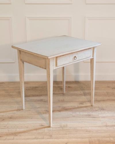 19th Century Swedish Desk Painted Wood Antique Design Circa 1890
