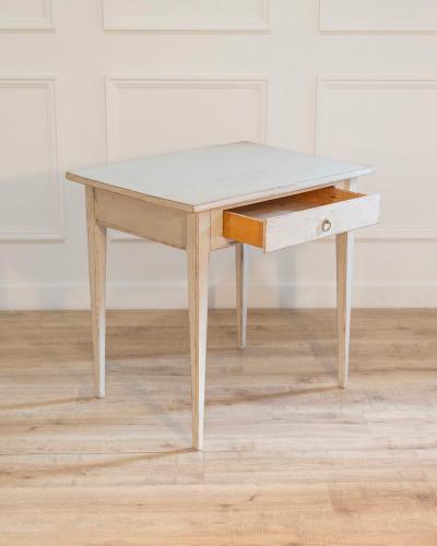 19th Century Swedish Desk Painted Wood Antique Design Circa 1890