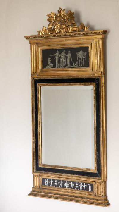 19th Century Swedish Empire Mirror