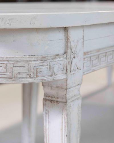 19th Century Swedish Extension Table With Two Leaves Circa 1850