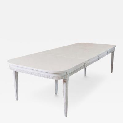 19th Century Swedish Extension Table With Two Leaves Circa 1850