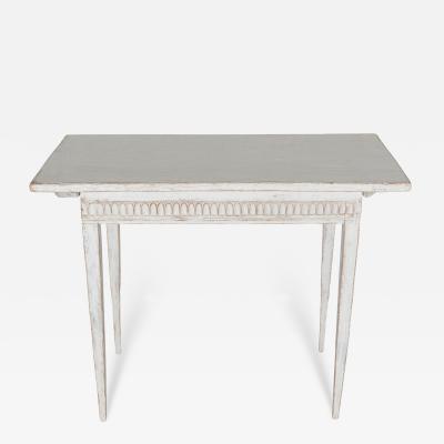 19th Century Swedish Gustavian Painted Side Table