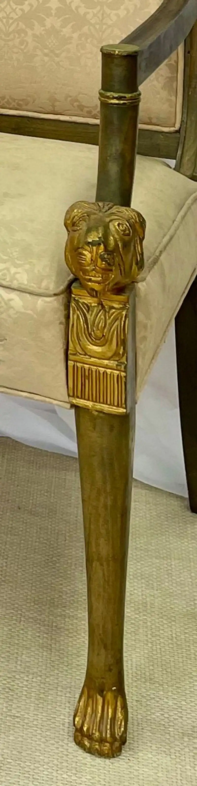 19th Century Swedish Neoclassical Arm Chairs a Pair Fauteuils Europe 19th C 