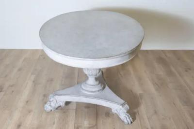 19th Century Swedish Oval Pedestal Table Circa 1890