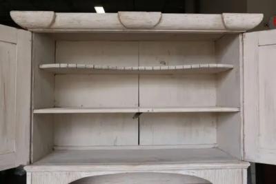 19th Century Swedish Painted Folk Art Cupboard