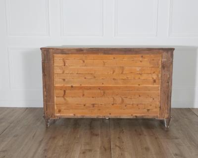 19th Century Swedish Painted Pine Sideboard with Greek Key Frieze