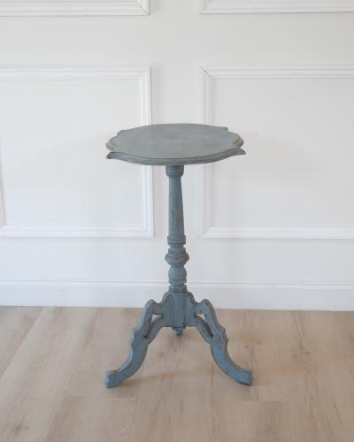 19th Century Swedish Painted Tri Pod Side Table