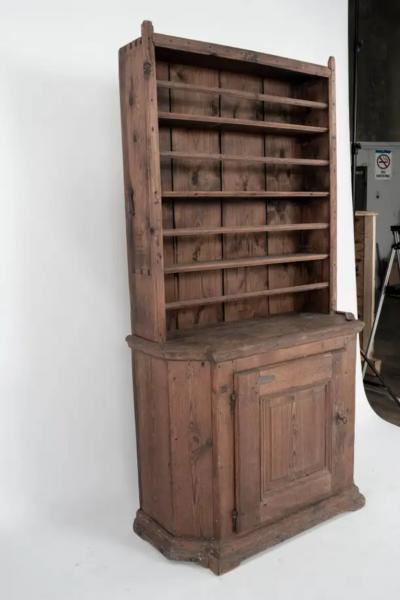 19th Century Swedish Plate Rack Cabinet