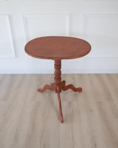 19th Century Swedish Tri Pod Side Table