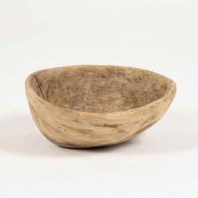 19th Century Swedish Wooden Dugout Bowl