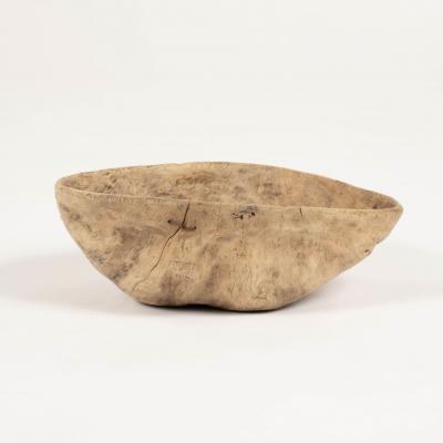 19th Century Swedish Wooden Dugout Bowl