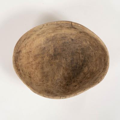 19th Century Swedish Wooden Dugout Bowl