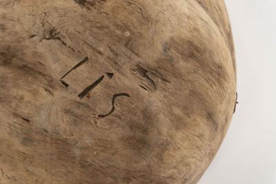 19th Century Swedish Wooden Dugout Bowl