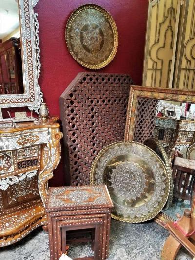 19th Century Syrian Damascene Large Charger