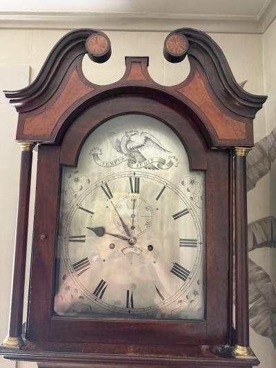19th Century Tall Case Clock Connecticut