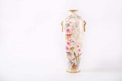 19th Century Tall Gilt Porcelain Decorative Vase Piece