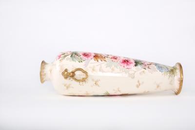 19th Century Tall Gilt Porcelain Decorative Vase Piece