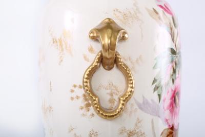 19th Century Tall Gilt Porcelain Decorative Vase Piece