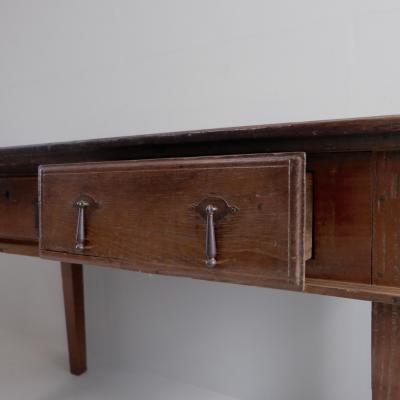 19th Century Teak Serving Table Spain