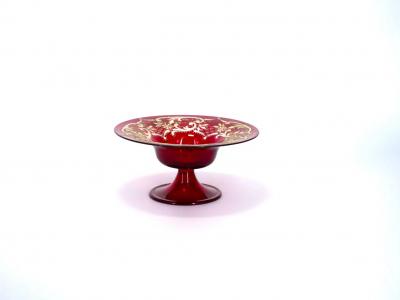 19th Century Three Murano Glass Decorative Compote