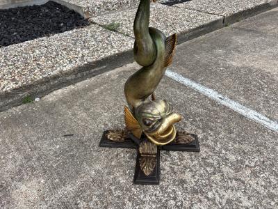 19th Century Venetian Carved Dolphin Table