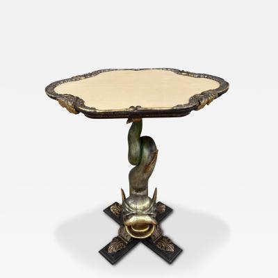 19th Century Venetian Carved Dolphin Table