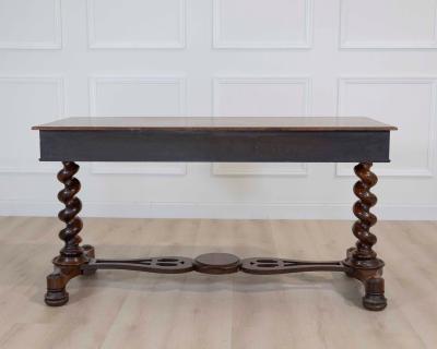 19th Century Victorian Barley Twist Writing Table