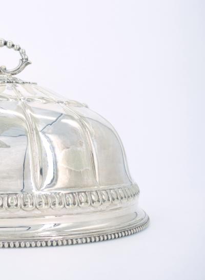 19th Century Victorian English Silverplate Meat Dome