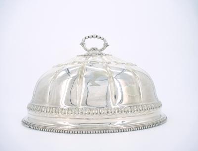 19th Century Victorian English Silverplate Meat Dome