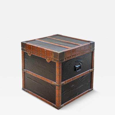 19th Century Victorian Era English Traveling Trunk