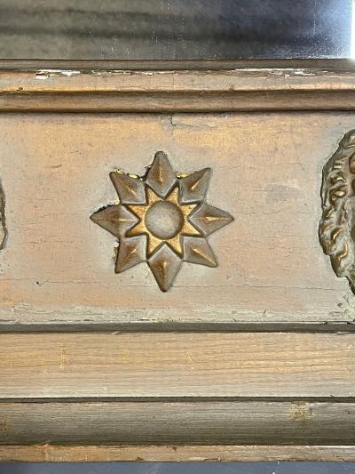 19th Century Wall Console or Pier Cherub Mirror