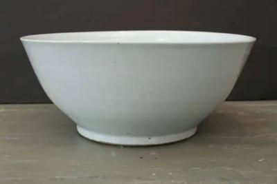 19th Century White Porcelain Bowl