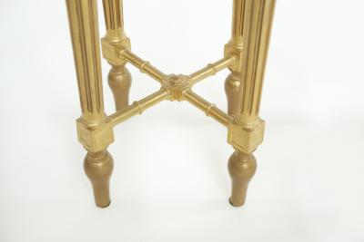 19th Century Wood Framed Onyx Top Side Tables