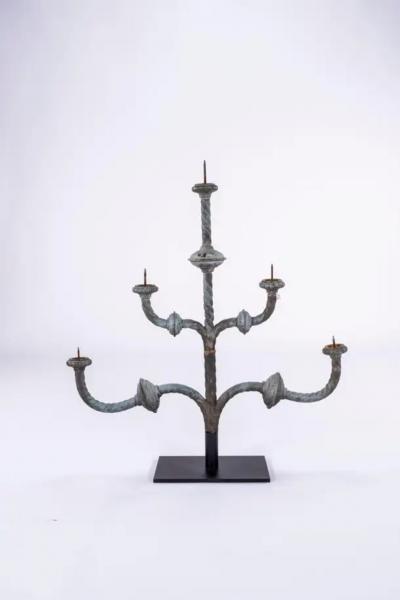 19th Century Zinc Candelabra
