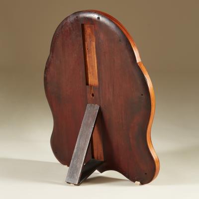 19th Century decorative walnut dressing table mirror