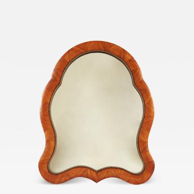 19th Century decorative walnut dressing table mirror