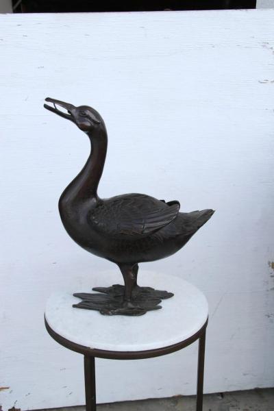 19th Ming Chinese Bronze Duck