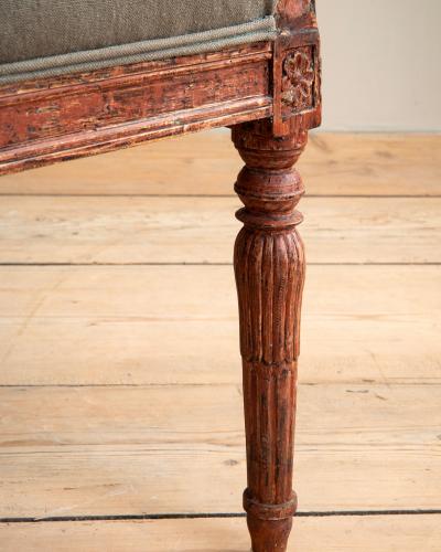 19th c Barrel Back Armchair
